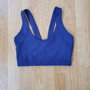 Vie Active Navy Blue Sports Bra sz XS
